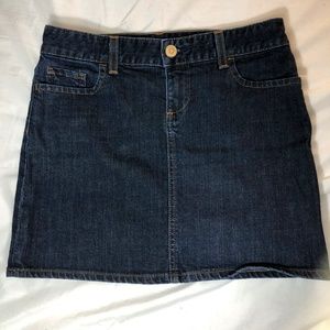 J.Crew Dark Wash Denim Skirt